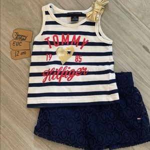 Tommy Hilfiger shorts outfit 12 mo